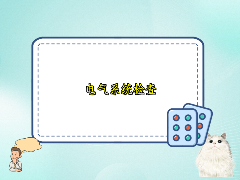 电气系统检查